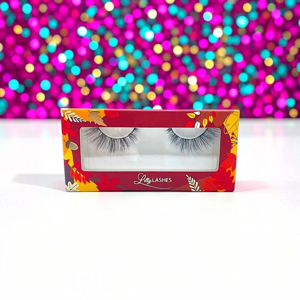 Lilly Lashes FALLING FOR YOU Faux Mink Waterproof Strip Lashes NIB 1 Pair